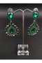 Women's Earrings Crystal Stone Henna Wedding Bridal Earrings – Bijoux Earrings - 5