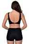 Women's Tulle Detailed Bikini with Shorts 5034 Black - 3