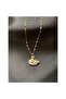 Gold Steel Swan Necklace