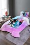 Castle and Elsa Friends Patterned Single Pique Set and Bedspread - 2