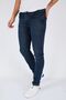 Men's Blue Straight Slim Fit Lycra Skinny Leg Jeans - 2