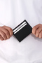 US POLO ASSN8442 GENUINE LEATHER WALLET CARD HOLDER BLACK - 4