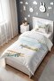 Airplanes in the Clouds Patterned Single Baby Kids Bedding Set - 3