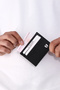 US POLO ASSN8442 GENUINE LEATHER WALLET CARD HOLDER BLACK - 3