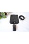Zbs Home Leather Knitted Bag Wallet Phone Holder Making Set (black)