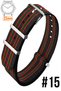 22mm Fossil-Welder-Casio-Seiko-Omega-Armani Watch Compatible Nato Textile Fabric Watch Band 22Model15