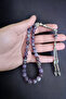 Amethyst 33-bead Prayer Beads, 8mm Natural Stone, in MDF Special Box Packaging, Real Stone.