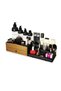 Bella Large 2-Tier 2-Drawer Wooden Makeup Jewelry Bathroom Cosmetic Organizer Black-Gold - 8