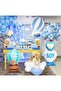 Standing Baby Boy Blue Foil Balloon 110x65 cm - 3