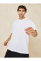 Back Slogan Print Oversized T-Shirt - 3