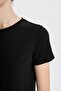 Regular Fit Crew Neck Basic Short Sleeve T-Shirt W7299Azns - 5