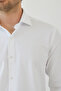 Slim Fit Long Sleeve Easy Iron Moisture-Wicking Breathable Fabric Tie Collar Four Seasons White Men's Shirt - 8