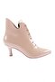 Short Thin Heeled Pointed Toe Women's Patent Leather Boots - Skin Wrinkled 214262821