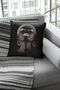 43x43cm Decorative Double Sided Arabian Girl Throw Pillow Pillowcase Thai Feather Upholstery Premium Fabric Krl451