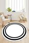 Digital Printing Washable Non-Slip Base Stain Resistant Round Kitchen Carpet and Living Room Carpet