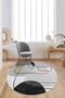 Digital Printing Washable Non-Slip Base Stain Resistant Round Kitchen Carpet and Living Room Carpet