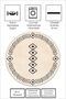 Digital Print Washable Non-Slip Sole Stain Resistant Beige Round Kitchen Rug and Living Room Rug - 2