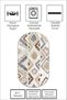Machine Washable Non-Slip Sole Stain Resistant Oval Kitchen Rug Living Room Rug and Runner Rug - 3