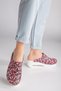 Small Flower Patterned Wedge Heeled Orthopedic Hospital Nurse Women's Slippers - 2