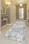 Machine Washable Non-Slip Stain Resistant Modern Gray Cut Runner Rug Kitchen Runner Rug Carpet