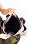 Women's Parachute Fabric Stripe Detailed Inflatable Daily Arm - Shoulder Bag - 4