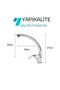 Armatürsan Chrome Mix 3-Piece Bathroom Faucet Set Shower Kitchen Sink Faucet - 2