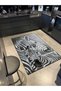 Animal Zebra Pattern Decorative and Woven Base Washable Carpet Miravip8812 - 2