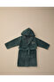 Dinasours Triga 100% Cotton Children's Bathrobe Dark Green
