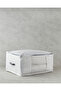 White Polyester Tiara with Storage Detail - 2