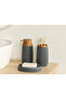 Evelyn 3-Piece Bathroom Set Anthracite