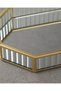 Gold Colored Luxury Glass Decorative Tray - 3