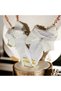 Girls' Below-Knee Cotton Socks with Mesh Ribbon Detail - 7