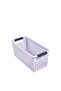 Q-Basket Rectangular Plastic Storage Basket - Beige