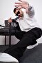 Baggy Pants with Cargo Pockets and Stitching Detail - 4