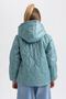Hooded Puffer Jacket for Girls - Quilted, Y0526a623au - 4