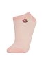 Girls' 3-Piece Cotton Booties Socks C2951A8Ns - 3
