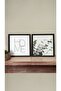 Living Room, Eucalyptus Home Written Wooden Framed Painting Set - 6