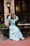 Long Summer Dress with Stripes - 4