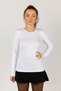 WOMEN'S LONG-SLEEVE Stretchy ROUNDED CREW NECK BODYSUIT - 2