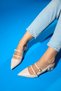 Cenova Beige Skin Women's Heeled Sandals - 2