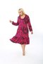 POCKET DRESS WITH COLLAR AND SKIRT RUFFLE DETAIL - 2
