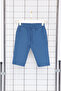 Indigo Woven Shorts for Boy - Elastic Waist and Tie Detail TKDSS24SR00001 - 6