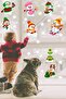 Cute Snowmen And Snowflakes Christmas Window Wall Sticker - 6