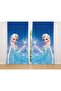 Blue Elsa Patterned Children's Room Curtain (Single Wing Pricing) - 2