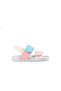 Krixi Lightweight Girls White/Pink Sandals
