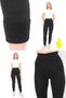 Women's Black Thermal Leggings Winter Plush Inside High Waist Leggings - 5