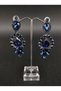 Women's Earrings Crystal Stone Henna Wedding Bridal Earrings – Bijoux Earrings - 5