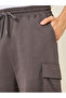 Oversized Basic Knit Cargo Shorts - 3