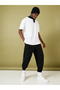 Solid Oversized Fit Elastic Cuff Jogger - 2