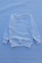 Unisex Children's White Basic Knitted Thick Sweatshirt with Fleece Inside